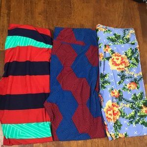 NWT- LuLaRoe Tall & Curvy Legging Bundle
